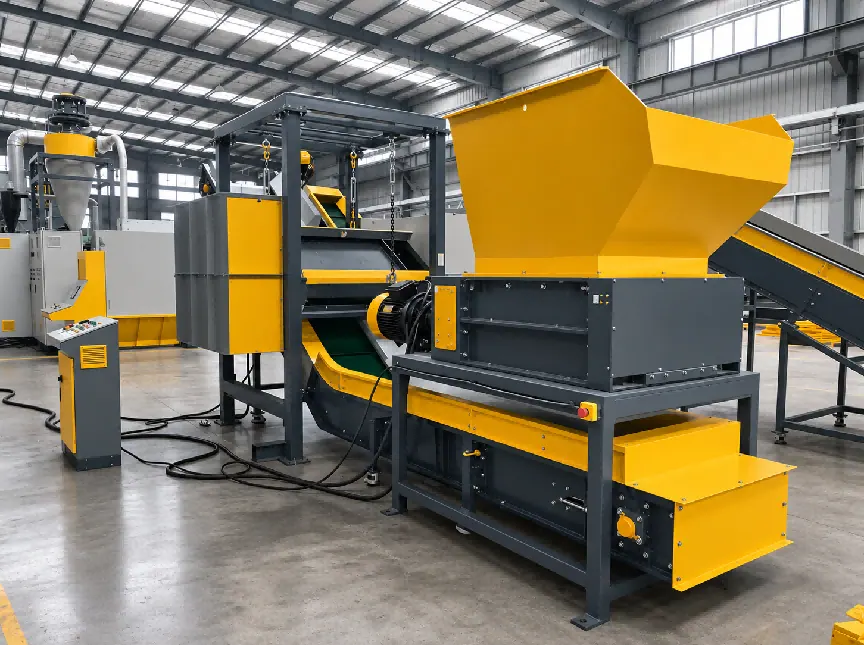 2. Single-Shaft Shredder (intermediate shredding) 1