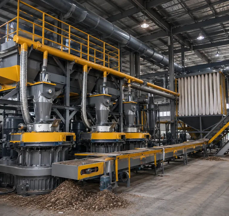 Biomass Pellet Machine customer site 1