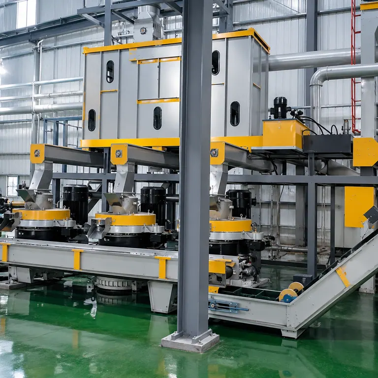 Biomass Pellet Machine customer site 2