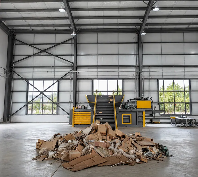 Hydraulic Baler customer site 4