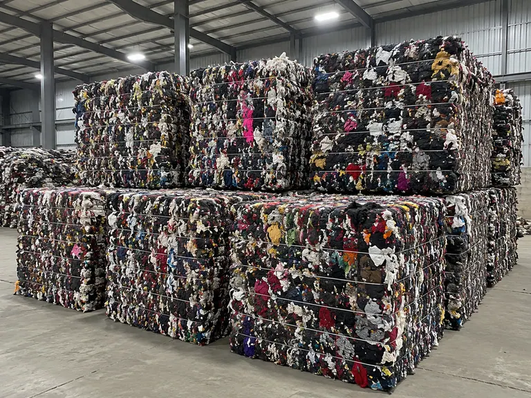 Textile waste (after)