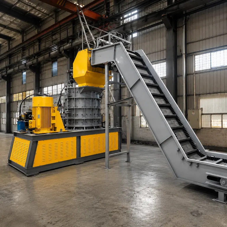 Vertical Crusher customer site 1