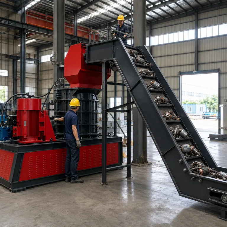 Vertical Crusher customer site 2