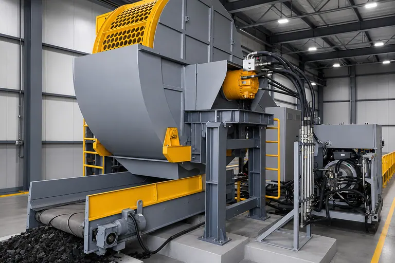 Double-Shaft Shredder customer site 1