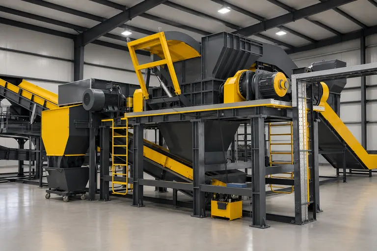 Double-Shaft Shredder customer site 2