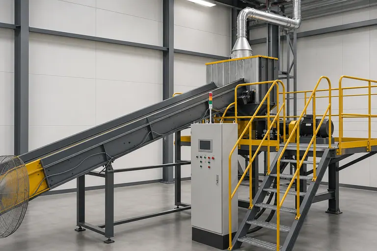 Double-Shaft Shredder customer site 5