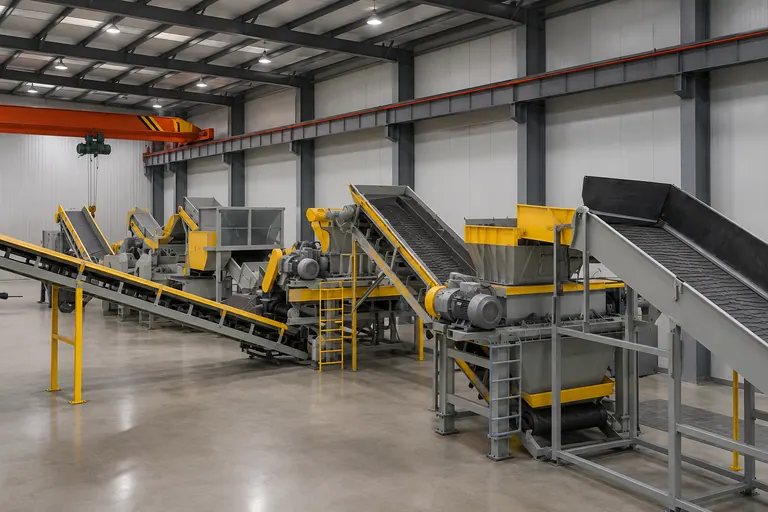 Double-Shaft Shredder customer site 6