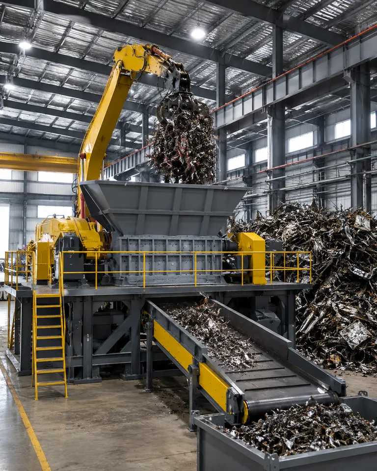 Double-Shaft Shredder customer site 9