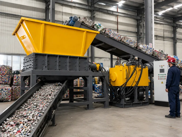 Hydraulic Shredder customer site 1