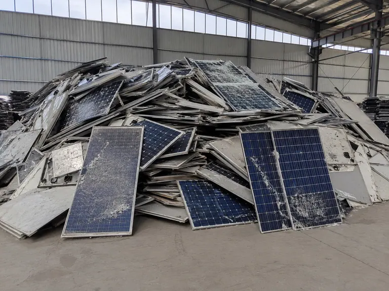 End-of-life PV panels