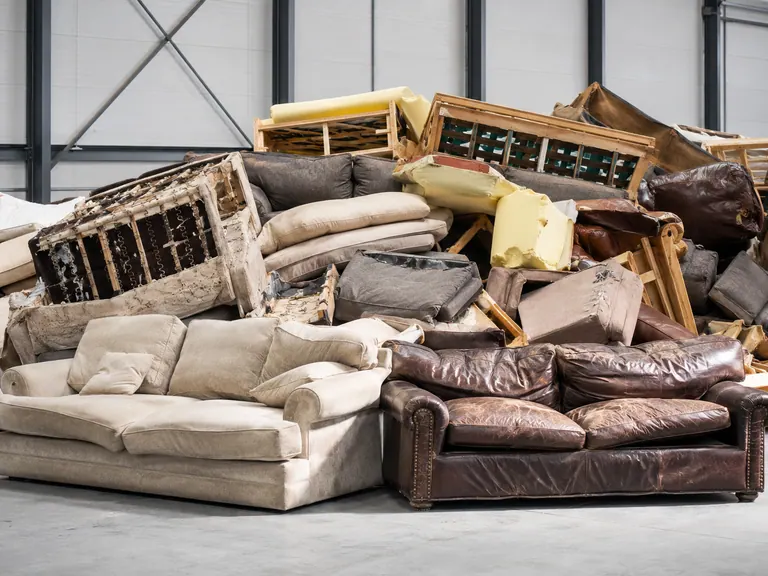 Waste sofas