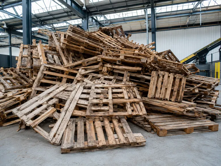 Wooden pallets