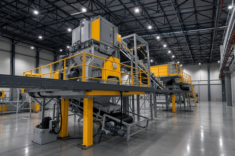 Single-Shaft Shredder customer site 1