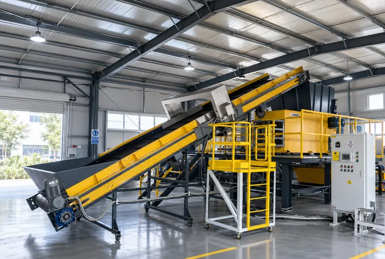 Single-Shaft Shredder customer site 2