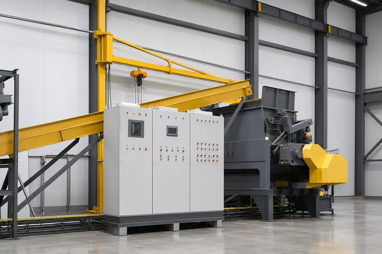 Single-Shaft Shredder customer site 4