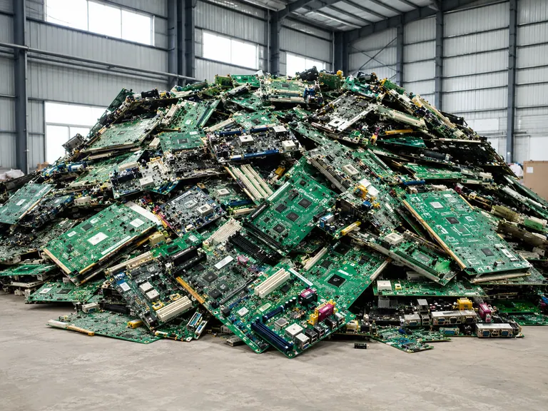Waste circuit boards