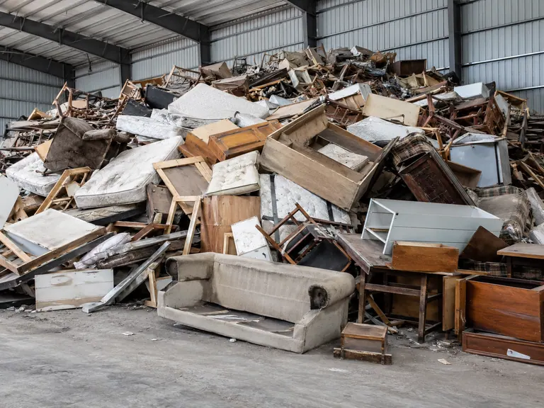 Waste furniture