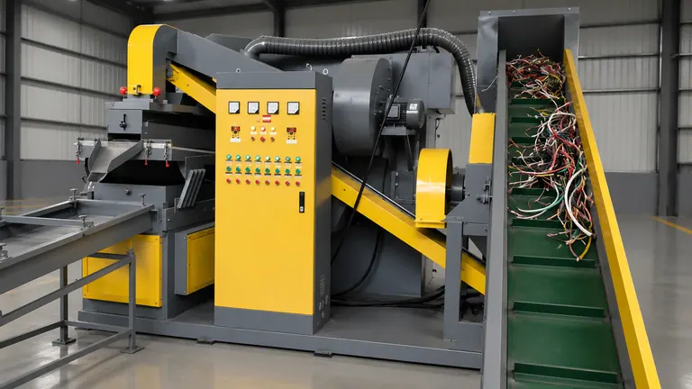 Copper-Plastic Separator customer site 1