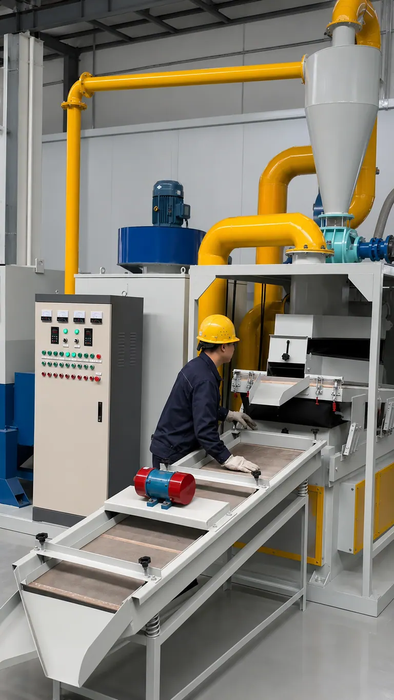 Copper-Plastic Separator customer site 2