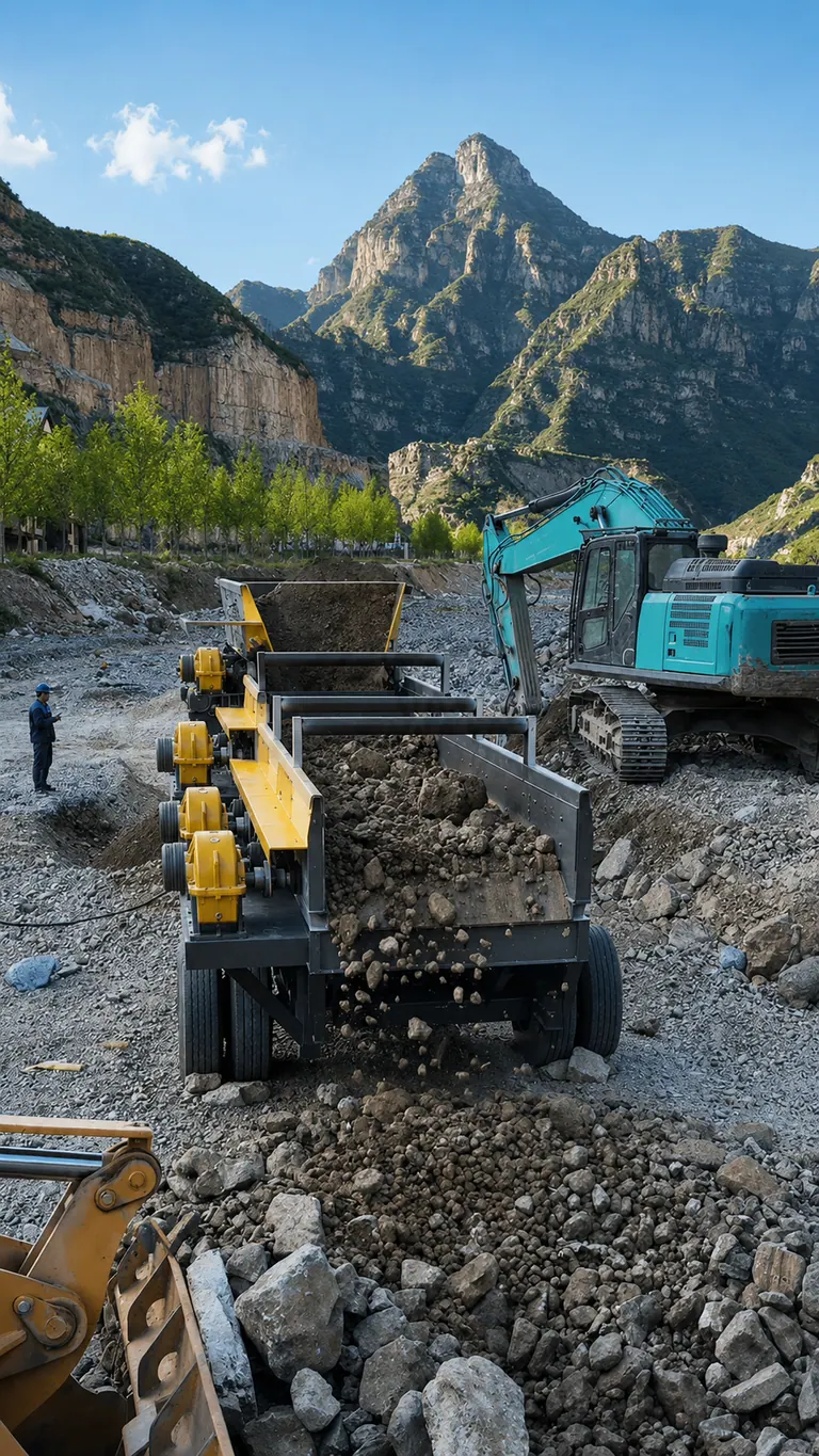Soil-Stone Separator customer site 2