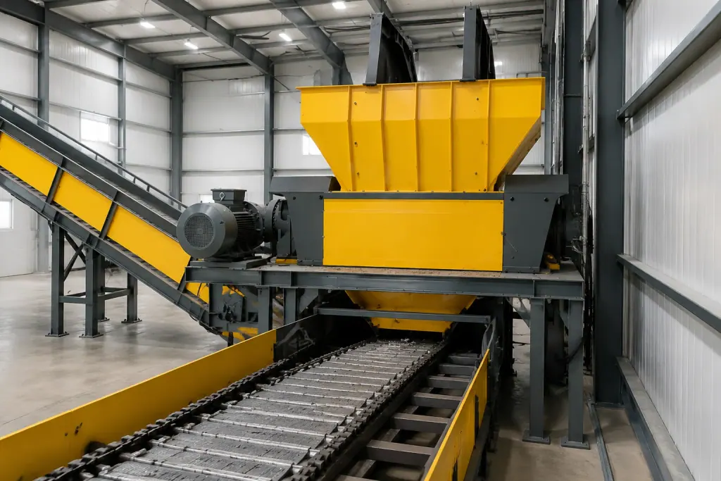 Máy nghiền hai trục hạt cao su: chọn dao và hộp giảm tốc