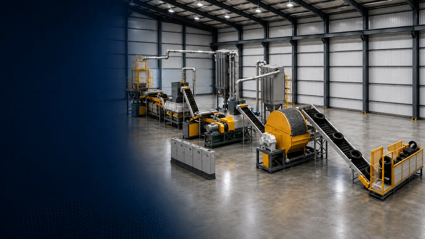 Dây chuyền tái chế lốp xe phế liệu